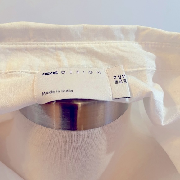 ASOS white button down blouse - Picture 4 of 5